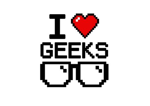 i love geeks glasses