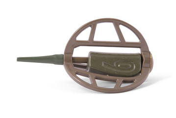 Feeder for fishing in weight sixty gramme (Clipping path)
