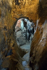 Pass in a cave