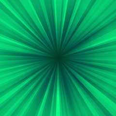 Green centralized rayed background