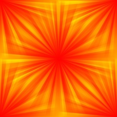 Fototapeta premium Warm regular pervading rays tileable background