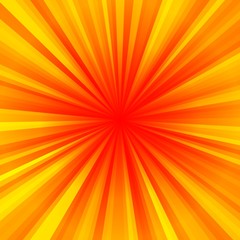 Obraz premium Warm regular rays centralized background
