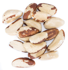 Brazil Nuts (isolated on white)