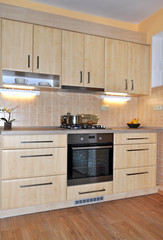 Kitchen cooking home interior