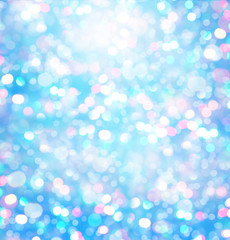 blue bokeh background