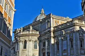 Fototapeta na wymiar La basilica si Santa Maria Maggiore - Roma