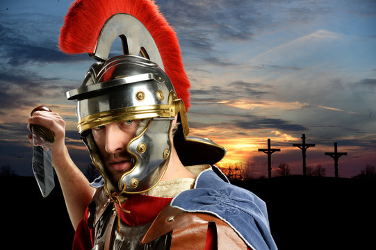 Roman Soldier With Sword