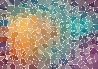 Photo sur Plexiglas Mosaïque Fond de mosaïque abstraite colorée
