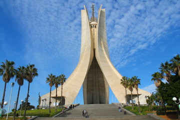 Mémorial du Martyr à Alger, Algérie © Picturereflex