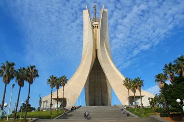 Dekokissen Märtyrerdenkmal in Algier, Algerien © Picturereflex