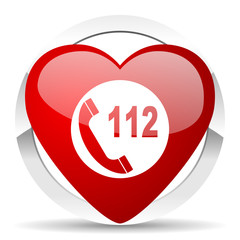 emergency call valentine icon 112 call sign