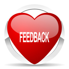 feedback valentine icon