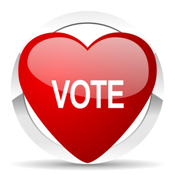 vote valentine icon