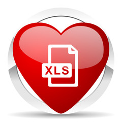 xls file valentine icon