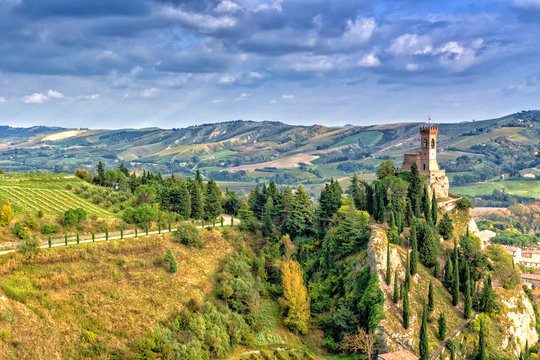 Brisighella medieval clock tower