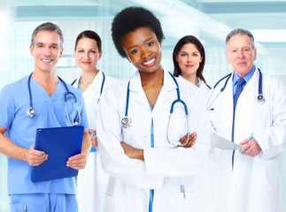 Fototapeta premium African-American black doctor woman.