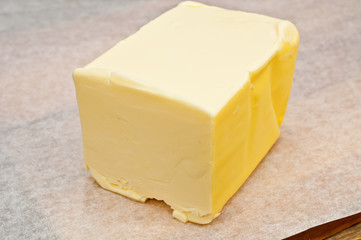 butter in parchment paper