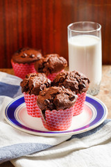 chocolate muffins