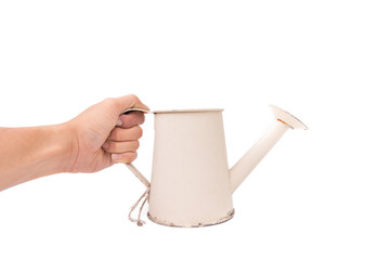 Watering pot on White Isolate background