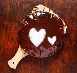 chocolate cake for valentine's day