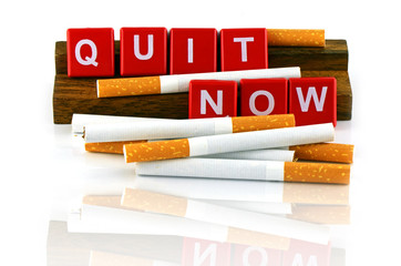 No Smoking Campaign Banner isolated on White Background.