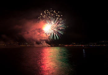 Colorful fireworks