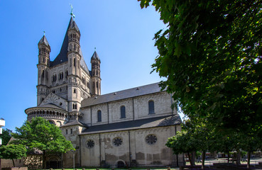 Obraz premium Great St. Martin Church , Cologne, Germany