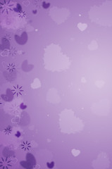 Abstract background to the Valentine's day
