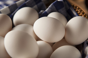 Raw Organic White Eggs
