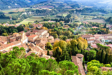 Fototapeta na wymiar Italian medieval country village