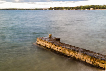 Mooring at sunset