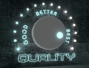 adjust quality from good to best