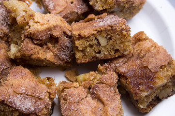 Apple Brownie slices