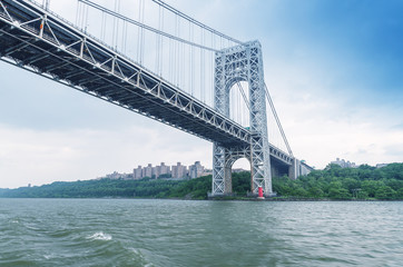 George Washington Bridge, New York City - obrazy, fototapety, plakaty