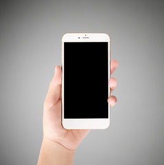 Smart phone in hand