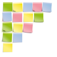 White Board Colored Sticks Template