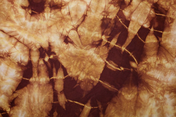 close up shot of tie dye fabric texture background