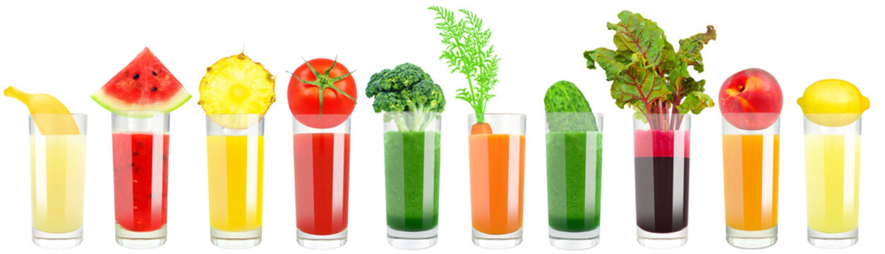 vegetable and fruit juice
