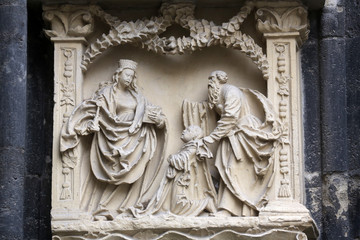Architectural details, St Stephens Cathedral in Vienna