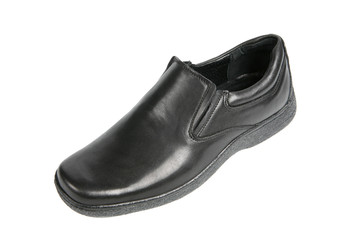 Man classic office shoe isolated at the white background