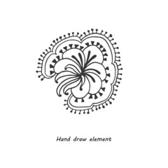 abstract flowers background