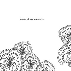 abstract flowers background
