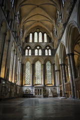 Fototapeta premium Salisbury cathedral interior