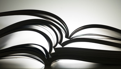 magazines with bending pages