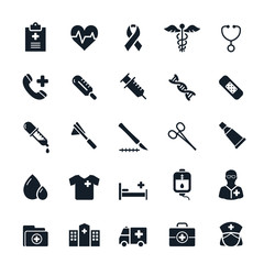 Healthy and Medical icons