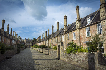 Vicars Close and Wells cathedral
