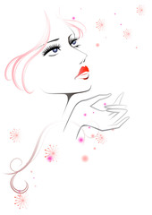 フェイス　女性