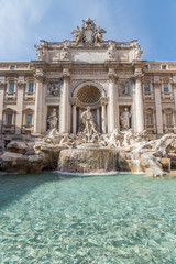 Fototapeta na wymiar Trevi Fountain in Rome, Italy