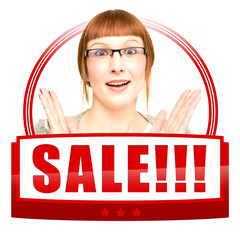 Sale! Button, Icon
