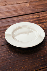 Empty dish plate